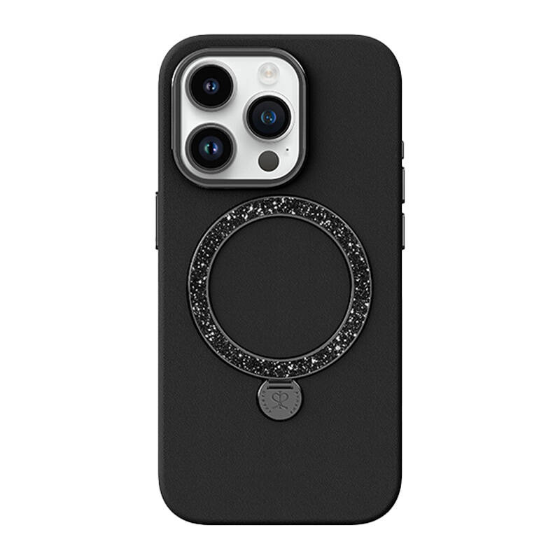 Pouzdro na telefon Joyroom Dancing Circle PN-15L2 Iphone 15 Pro (černé) bez obalu