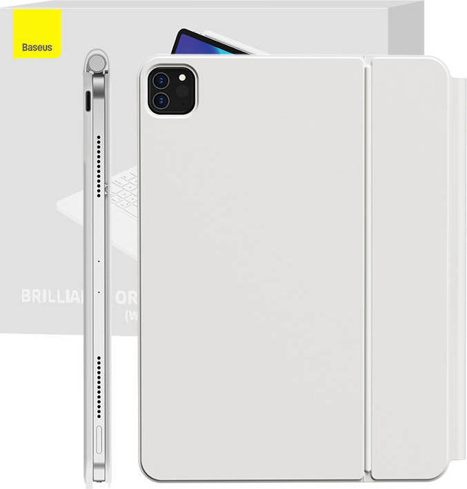Baseus Original Brilliance Case s klávesnicí a touchpadem / trackpadem pro iPad Pro 11" (2018/2020/2021) / iPad Air 4 / iPad Air 5 10,9" (bílé)