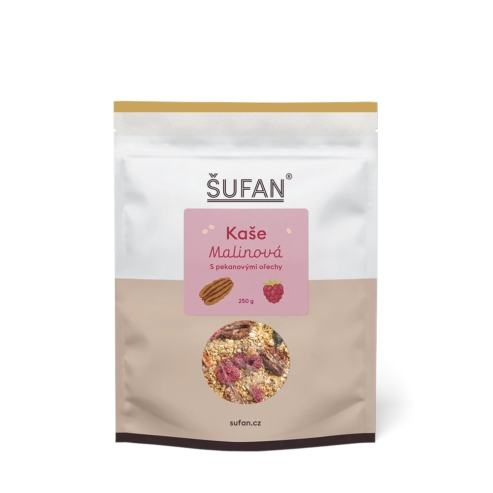 Malinová kaše s pekany - Šufan - 250g