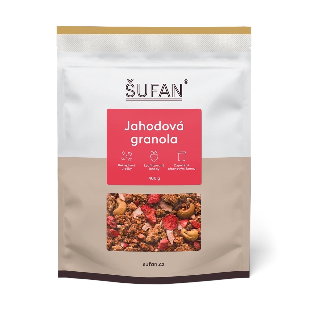 Granola jahodová - Šufan - 400g