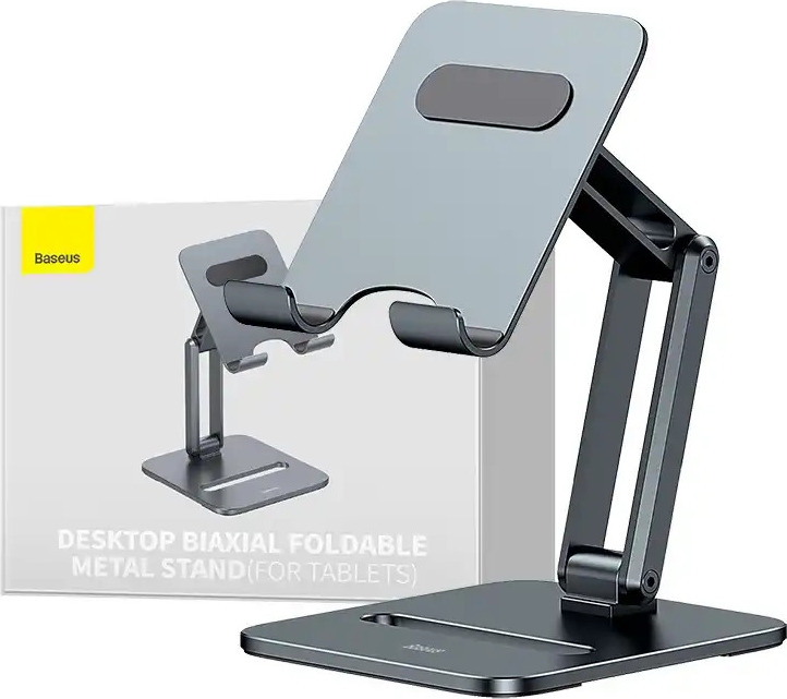 Baseus Desktop Biaxial Foldable metal tablet stand gray (LUSZ000113)