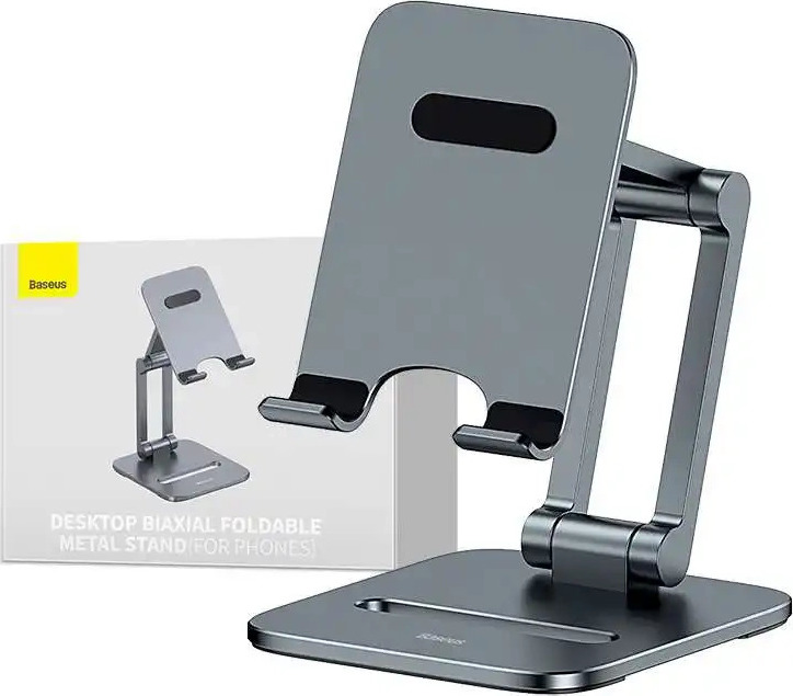 Držák stojanu Baseus Biaxial pro telefon (šedý)