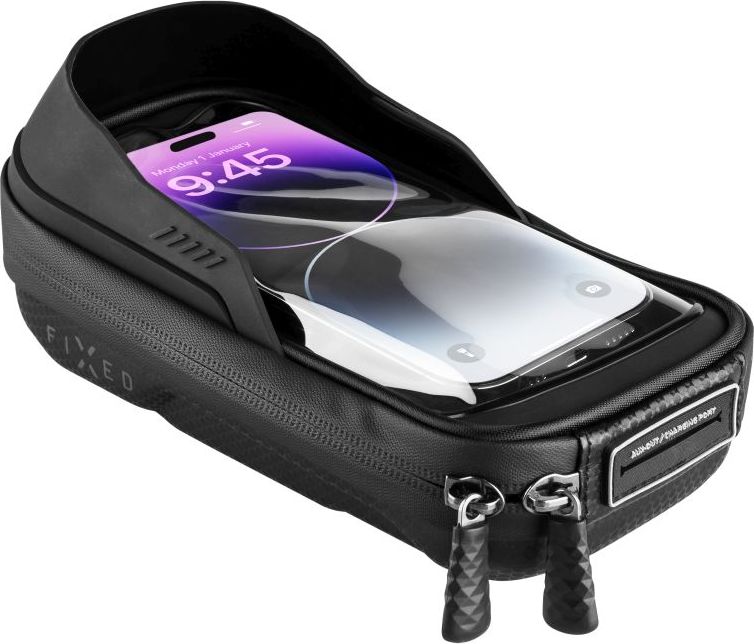Odnímatelné pouzdro mobilního telefonu na kolo FIXED Bikee Bag 2, černý