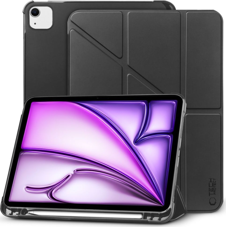 TECH-PROTECT SC PEN ORIGAMI pro iPad Air 13” 1 / 2 (2024-2025) BLACK