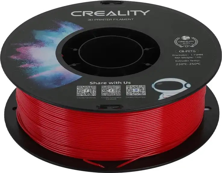 CR-PETG Filament Creality pro 3D tiskárny (červená)