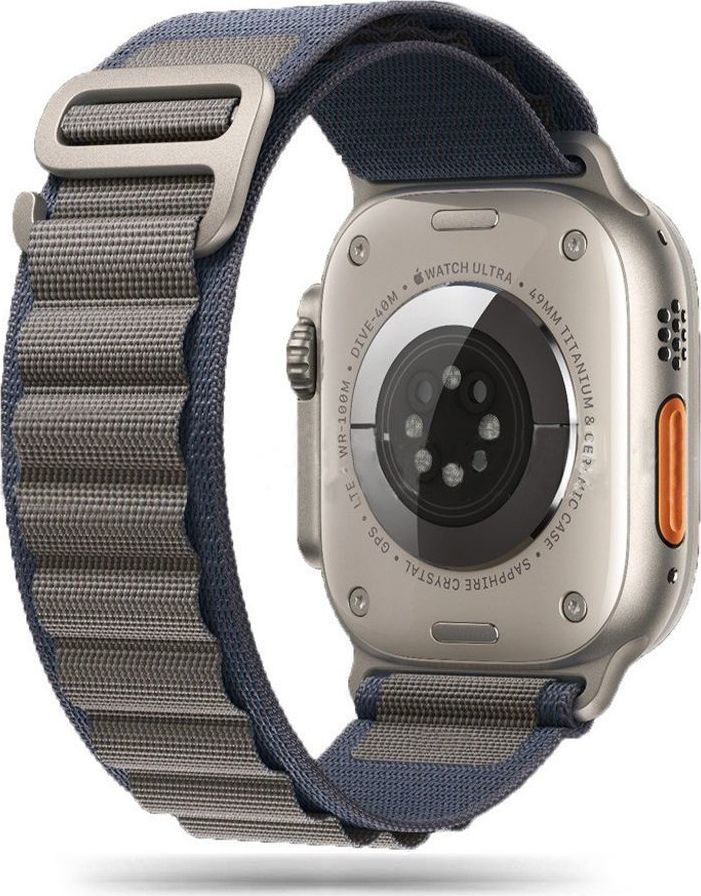 TECH-PROTECT NYLON PRO APPLE WATCH 6 / 7 / 8 / 9 / 10 / SE / ULTRA 1 / 2 (44 / 45 / 46 / 49 MM) NAVY / GREY