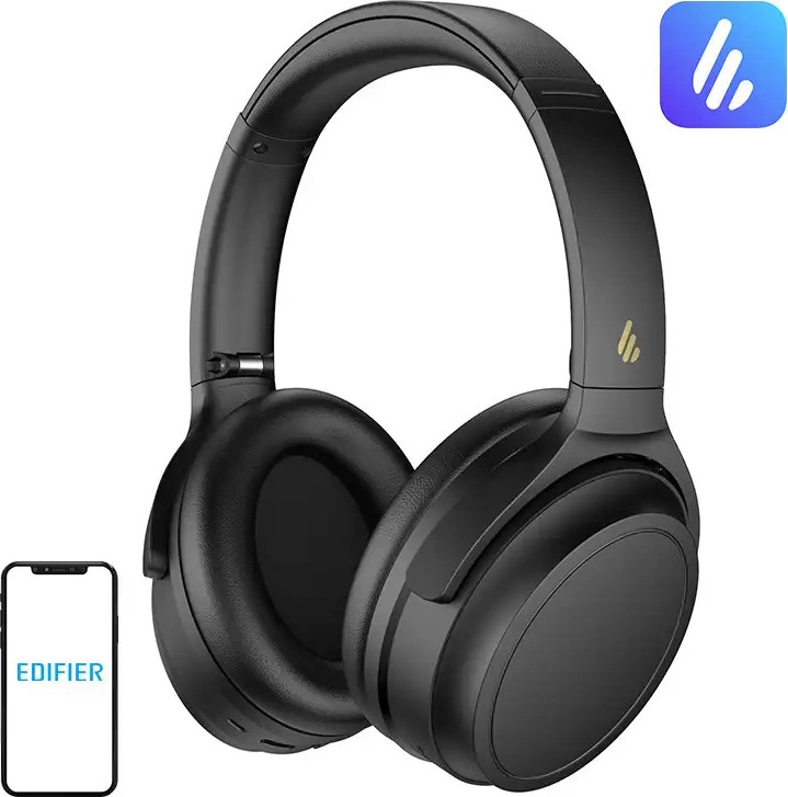 Edifier WH700NB Wireless Headphones, ANC (Black)