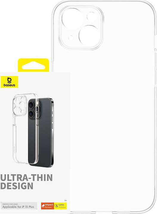 Pouzdro na telefon pro iPhone 15 Plus Baseus OS-Lucent Series (čiré)