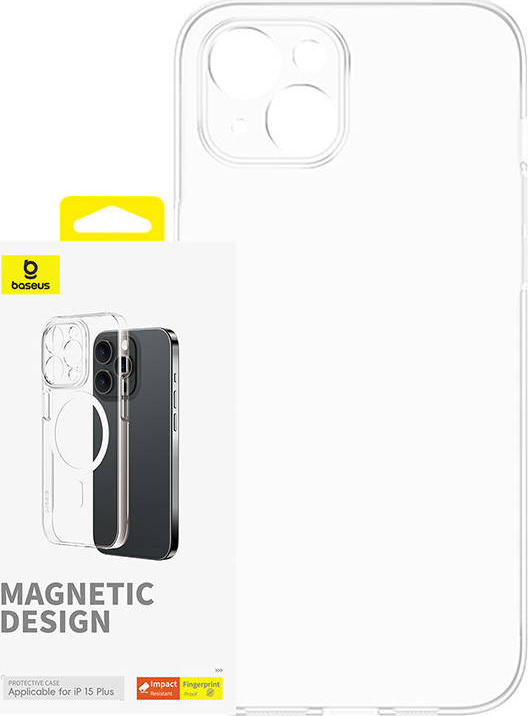 Magnetické pouzdro pro iPhone 15 Plus Baseus OS-Lucent Series (čiré)