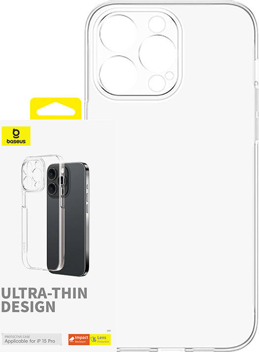 Pouzdro na telefon pro iPhone 15 Pro Baseus OS-Lucent Series (čiré)