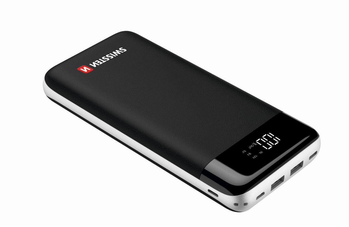 Levně SWISSTEN Black Core Power Bank 20W, 30000 mAh