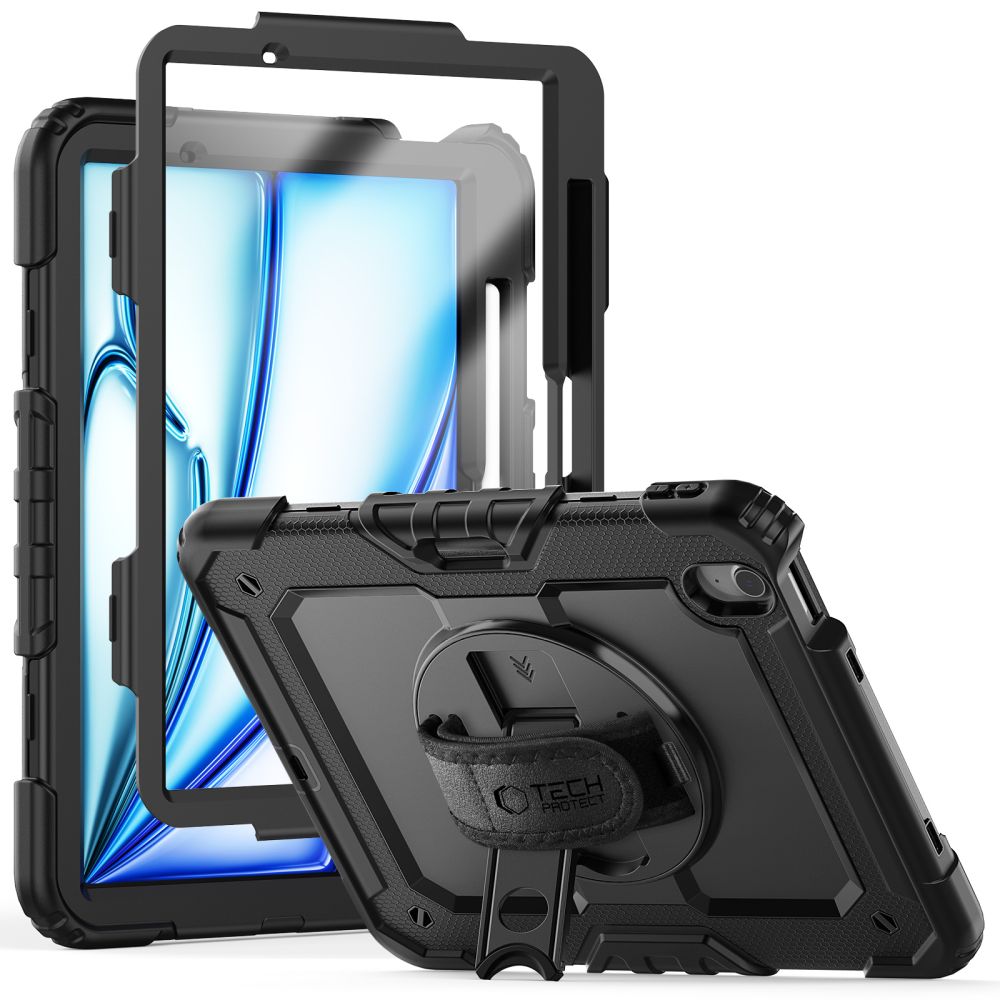 Levně TECH-PROTECT SOLID360 iPad Air 11” 6 / 7 (2024-2025) BLACK