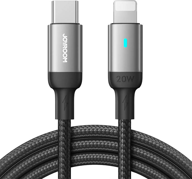 Kabel USB Lightning na USB-C 20W 1,2 m Joyroom S-CL020A10 (černý)