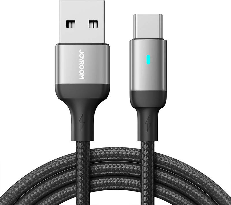 Kabel USB-A na USB-C / 3A / 1,2 m Joyroom S-UC027A10 (černý)