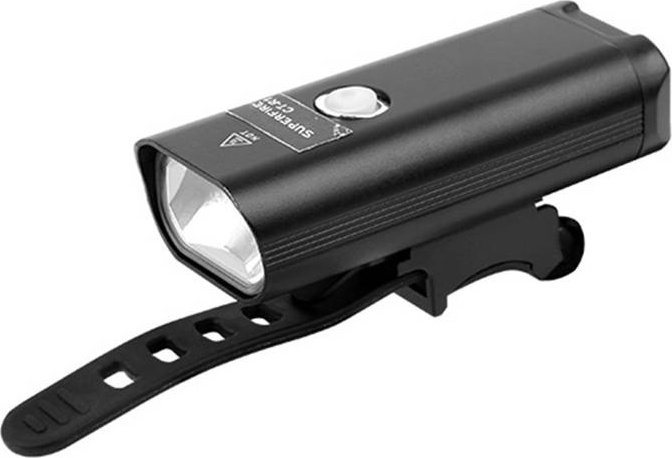 Cyklistická svítilna Superfire GT-R1 – 200 lm, USB, 3 režimy, 90 m