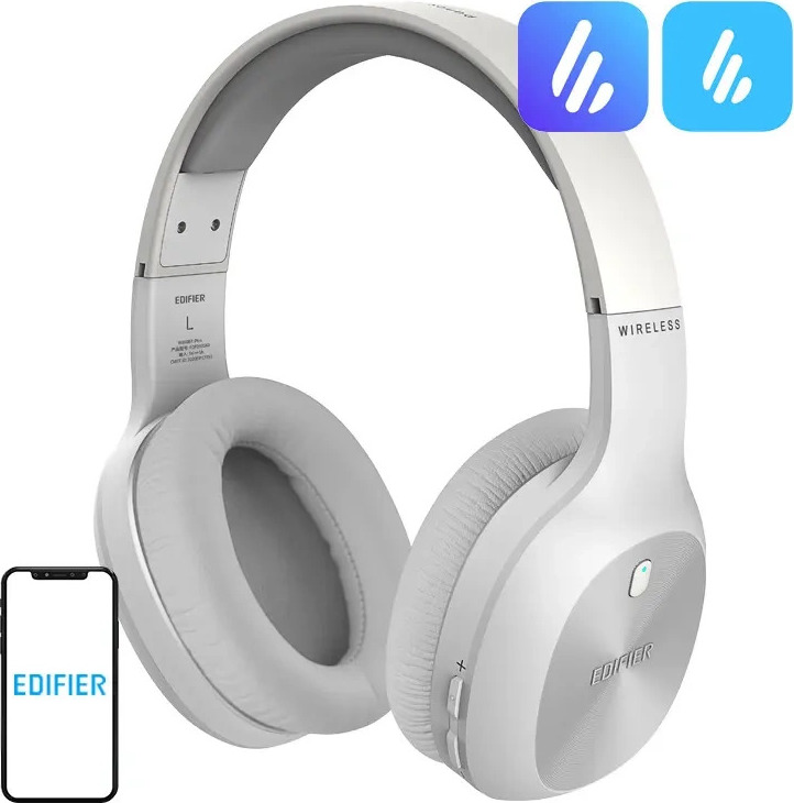 Edifier W800BT Plus wireless headphones, aptX (white)