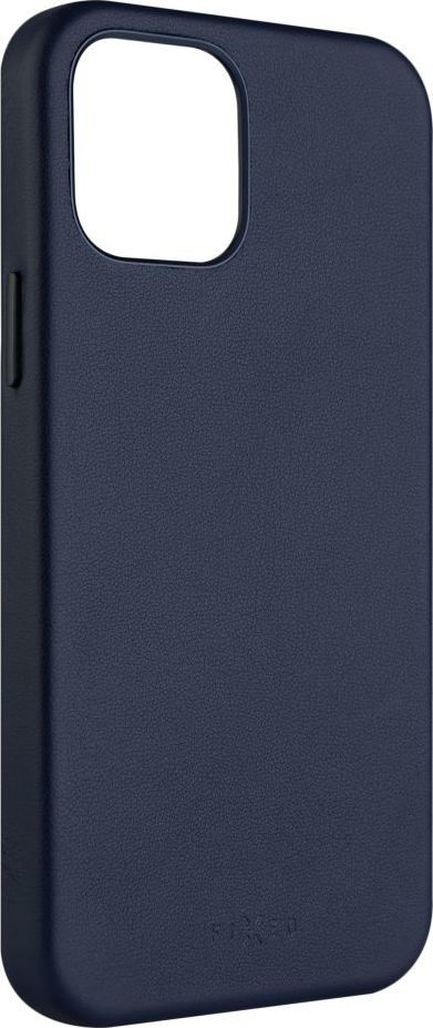 Kožený zadní kryt FIXED MagLeather s podporou MagSafe pro Apple iPhone 12 Pro, modrý