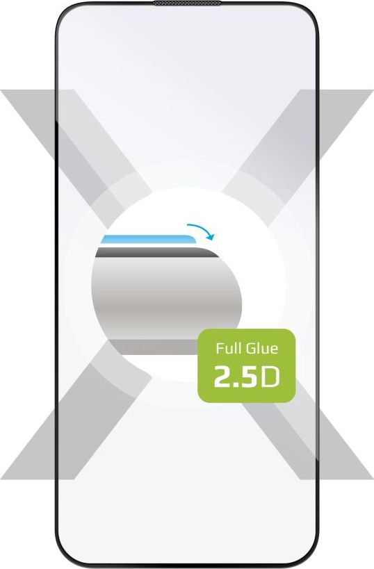 Ochranné tvrzené sklo FIXED Full-Cover pro Apple iPhone 15 Plus, černé