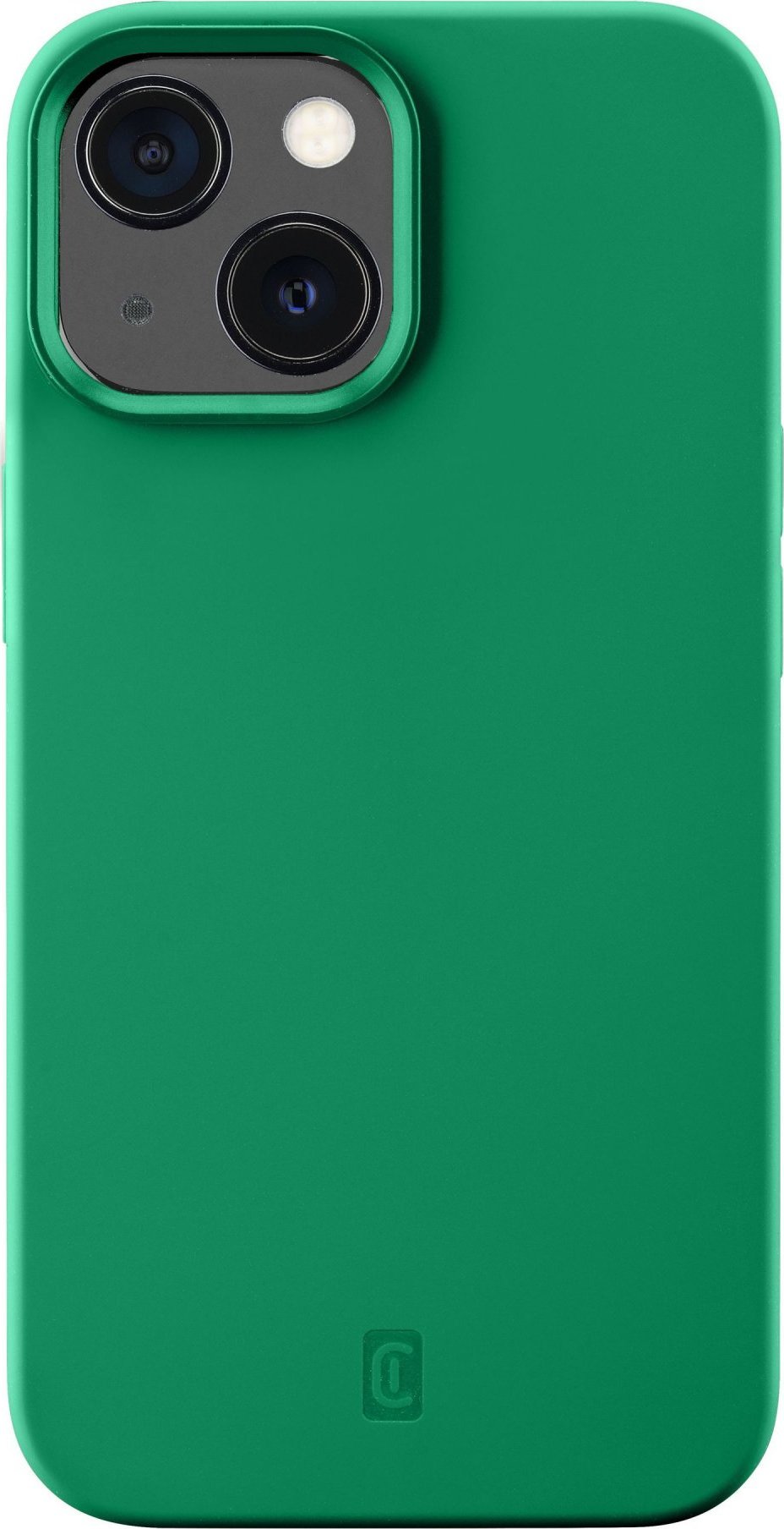 Ochranný silikonový kryt Cellularline Sensation pro Apple iPhone 13, zelený