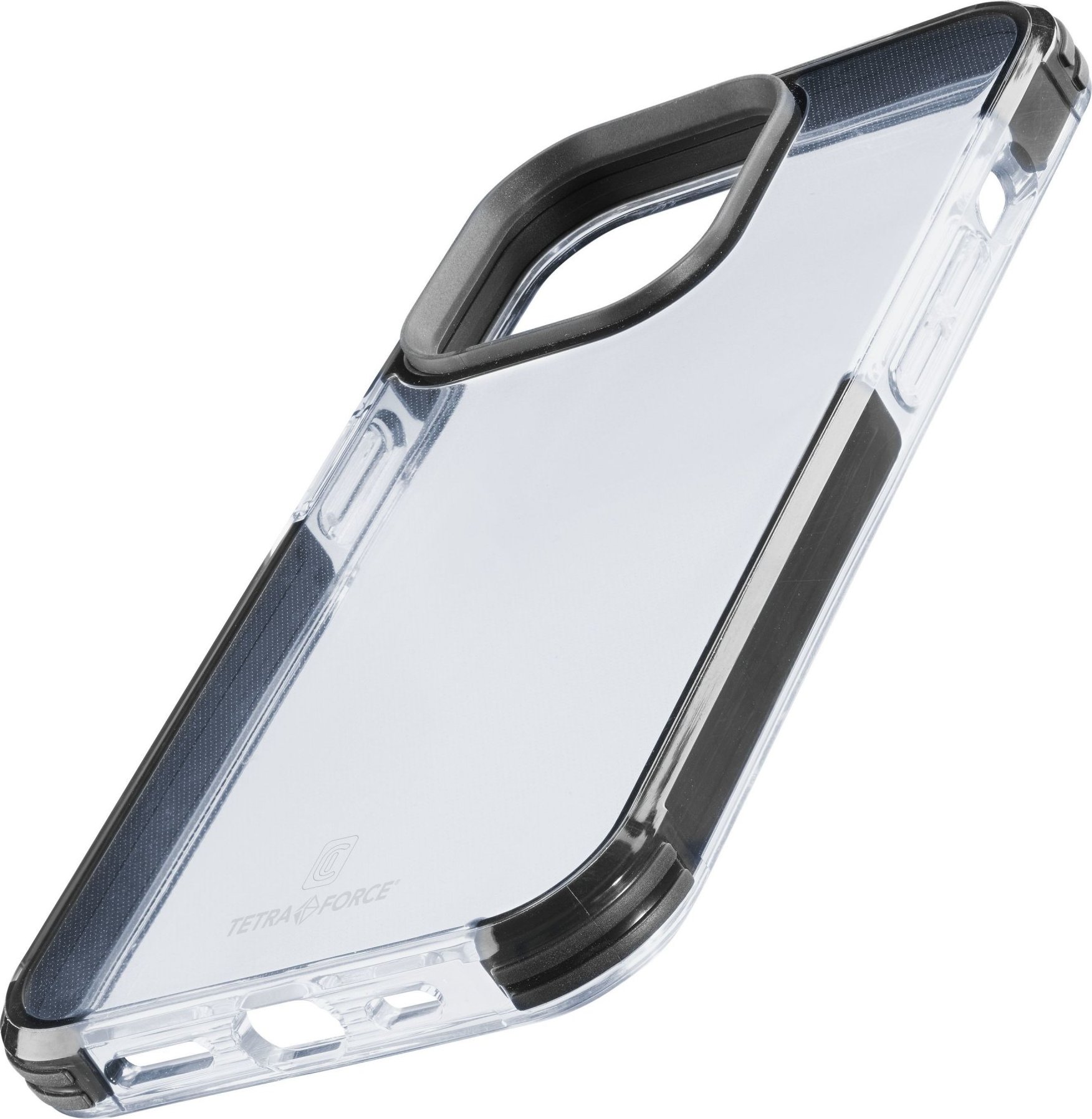 Ultra ochranné pouzdro Cellularline Tetra Force Shock-Twist pro Apple iPhone 13 Pro Max, 2 stupně ochrany, transparentní
