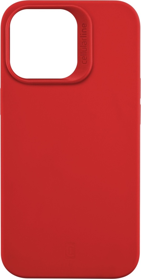 Ochranný silikonový kryt Cellularline Sensation pro Apple iPhone 14 PRO, červený