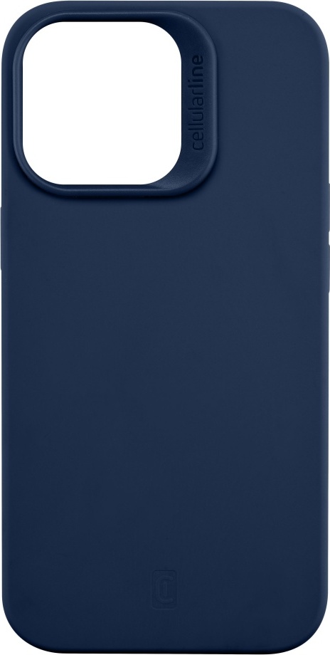 Ochranný silikonový kryt Cellularline Sensation pro Apple iPhone 14 PRO MAX, modrý