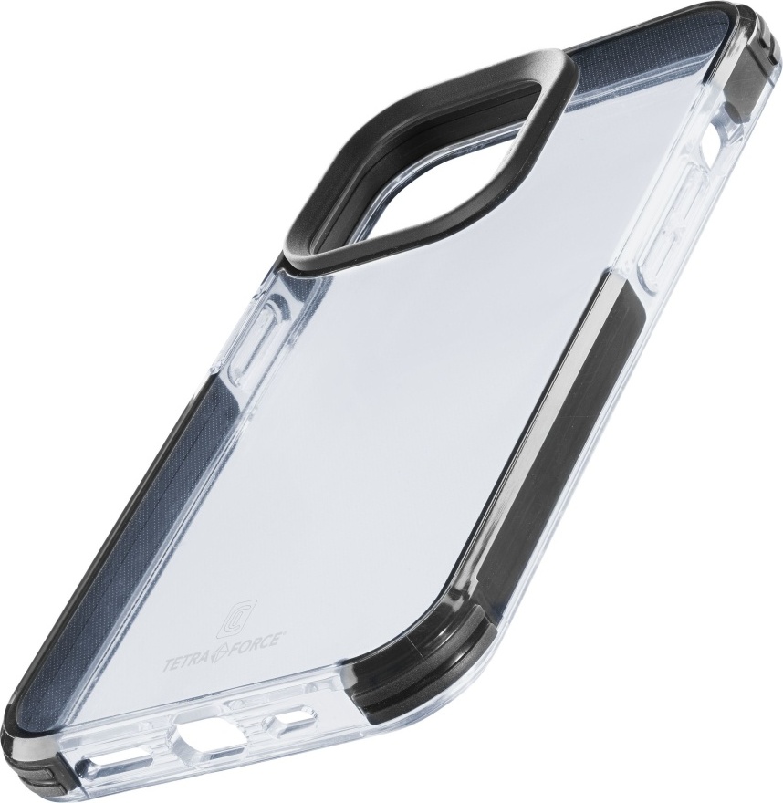 Ultra ochranné pouzdro Cellularline Tetra Force Shock-Twist pro Apple iPhone 14 PRO MAX, 2 stupně ochrany, transparentní
