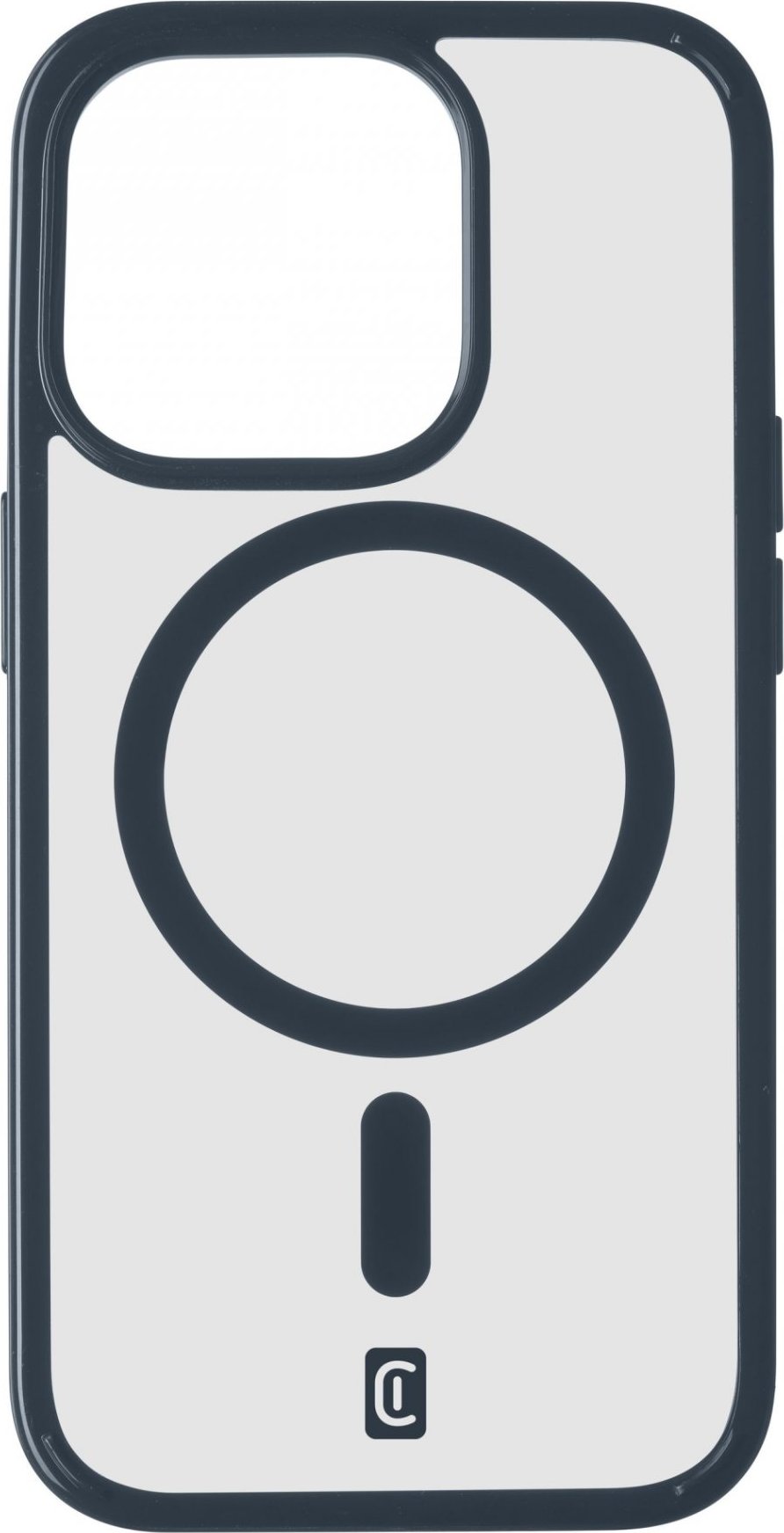 Levně CLL Zadní kryt Cellularline Pop Mag s podporou Magsafe pro Apple iPhone 15 Pro, čirý / modrý