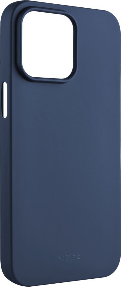 Zadní pogumovaný kryt FIXED Story pro Apple iPhone 15 Pro Max, modrý