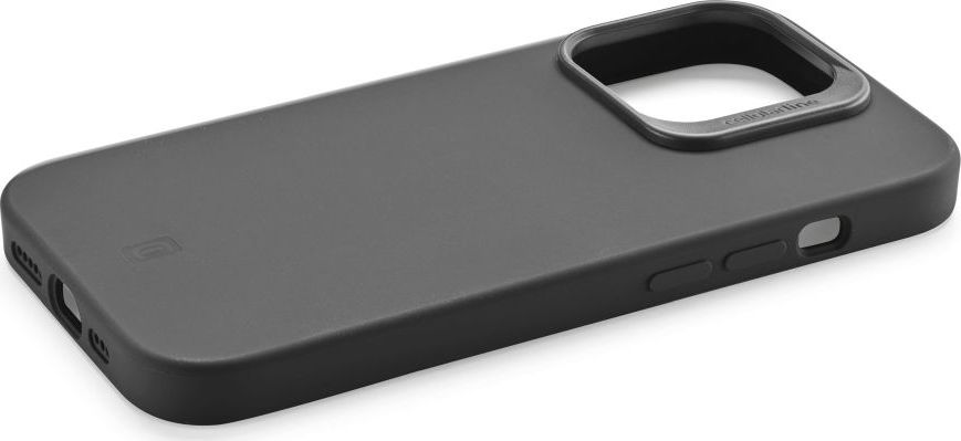 Ochranný silikonový kryt Cellularline Sensation Plus pro Apple iPhone 15 Pro Max, černý