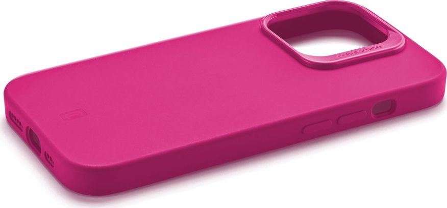 Ochranný silikonový kryt Cellularline Sensation Plus pro Apple iPhone 15 Pro Max, růžový