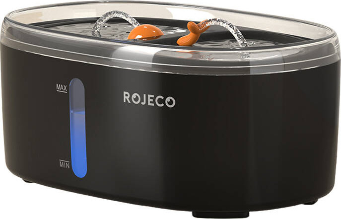 Vodní fontána pro domácí zvířata Rojeco 2,5 l (černá)