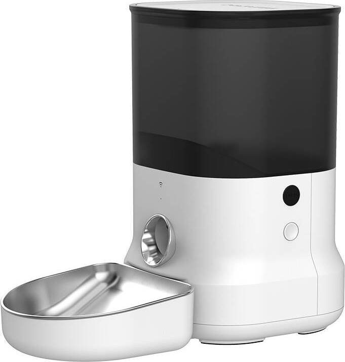 Automatické krmítko s plastovou miskou Dogness (bílé)