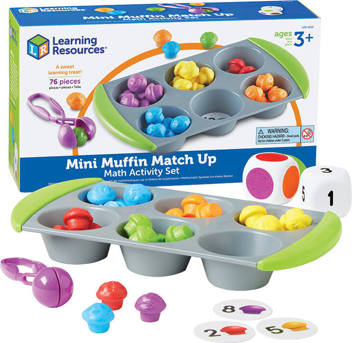 Sada matematických aktivit Mini Muffin Match Up Learning Resources LER 5556