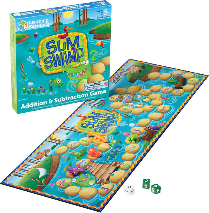 Matematická stolní hra Sum Swamp Learning Resources LER 5052