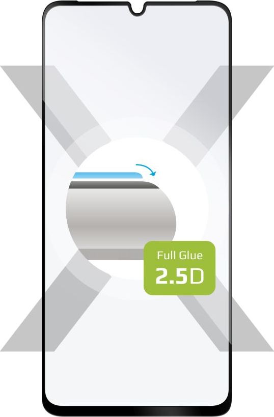 Ochranné tvrzené sklo FIXED Full-Cover pro Samsung Galaxy A15/A15 5G, černé
