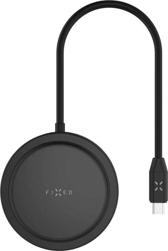 7-portový USB-C FIXED MagHUB s bezdrátovým nabíjením a podporou MagSafe, pro notebooky a tablety, černý