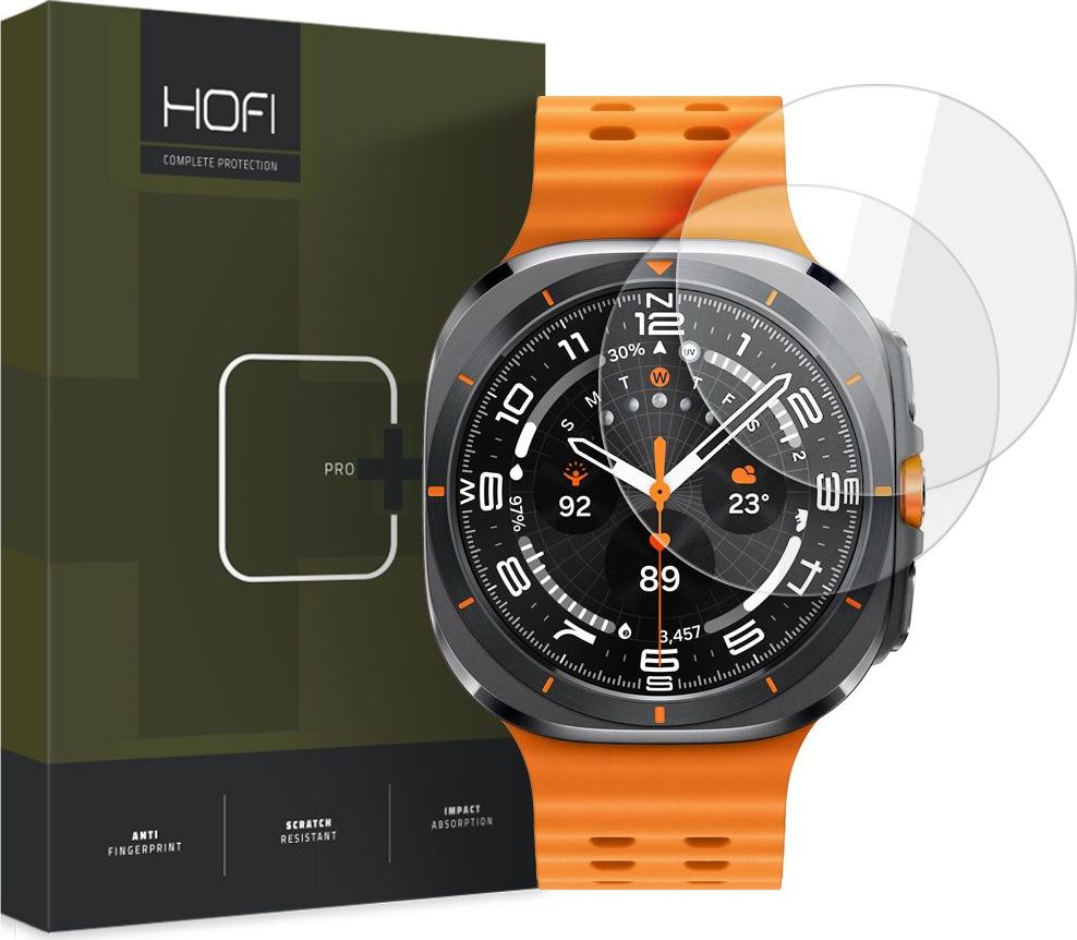 Tvrzené sklo HOFI GLASS PRO+ 2-PACK SAMSUNG GALAXY WATCH ULTRA 2024 / 2025 (47 MM) CLEAR