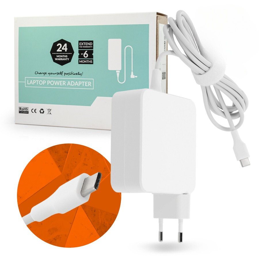 Clearo Nabíječka pro Apple MacBook 12" / MacBook Pro 13" - 65W s USB-C kabelem