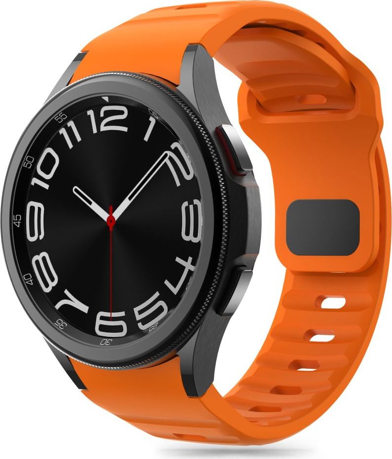 TECH-PROTECT řemínek SILICONE LINE SAMSUNG GALAXY WATCH 4 / 5 / 5 PRO / 6 / 7 / FE ORANGE