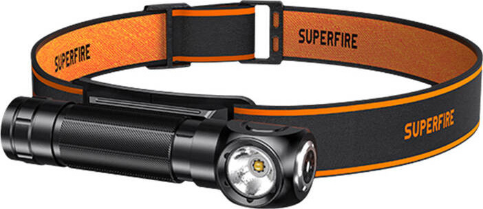Čelovka 2 v 1 Superfire TH04, 600 lm, USB-C