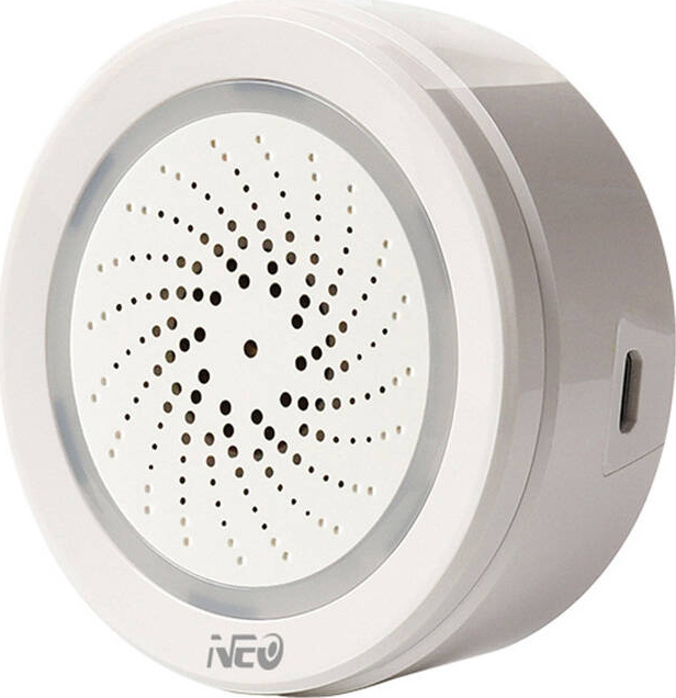 NEO NAS-AB02W Smart Alarm Siren, 100dB, WiFi TUYA