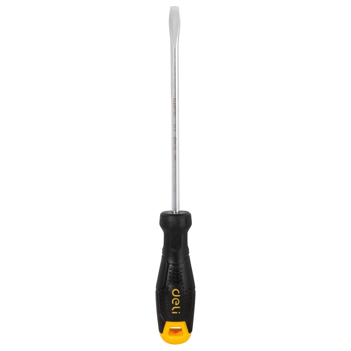 Plochý šroubovák 6x150mm Deli Tools EDL6261501 (černý)