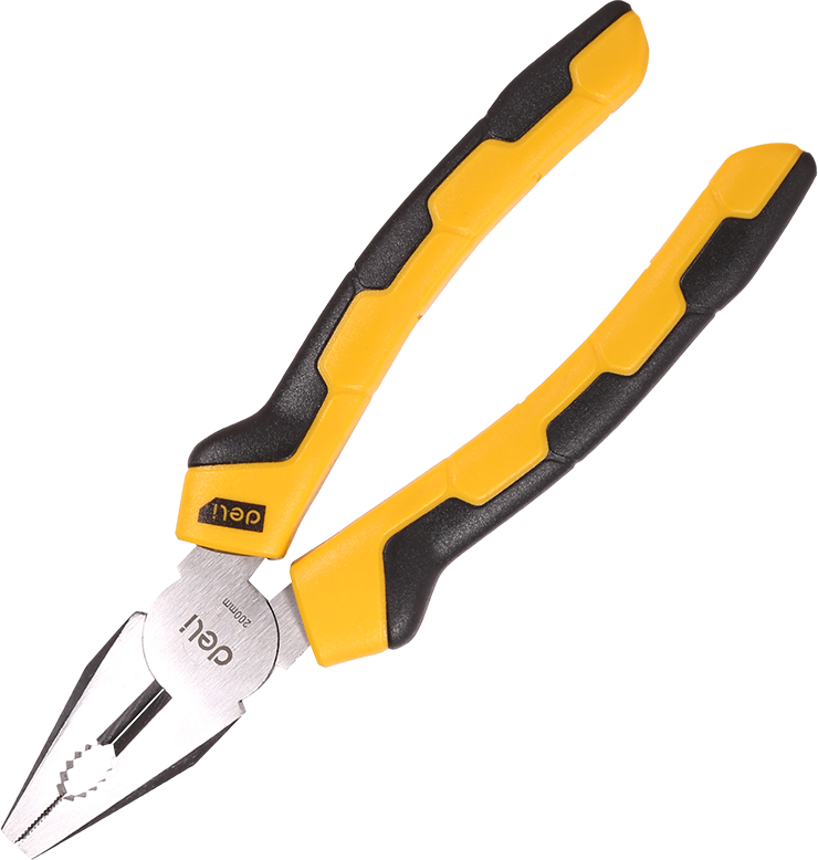 Kombinované kleště 8" Deli Tools EDL2008 (žluté)