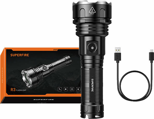 Svítilna Superfire R3 P90, 2000lm, USB