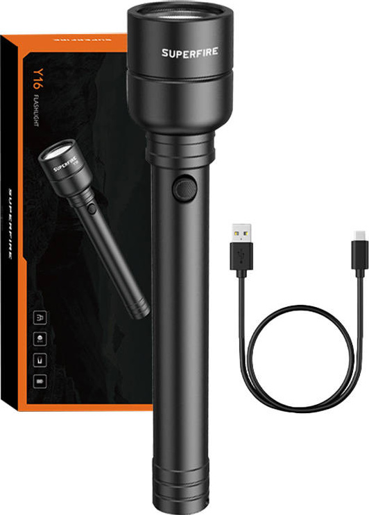 Svítilna Superfire Y16, 1700lm, USB-C