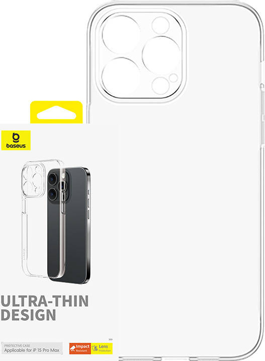 Pouzdro na telefon pro iPhone 15 Pro Max Baseus OS-Lucent Series (čiré)