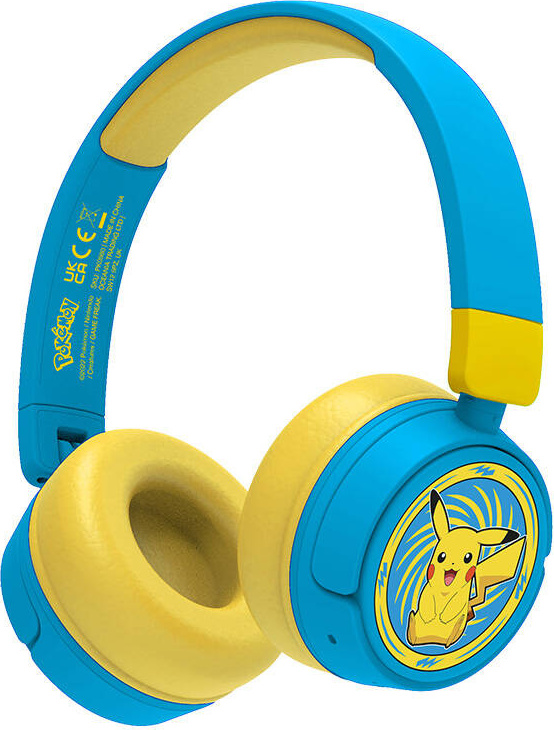 Bezdrátová sluchátka pro děti OTL Pokemon Pikatchu (modrá)