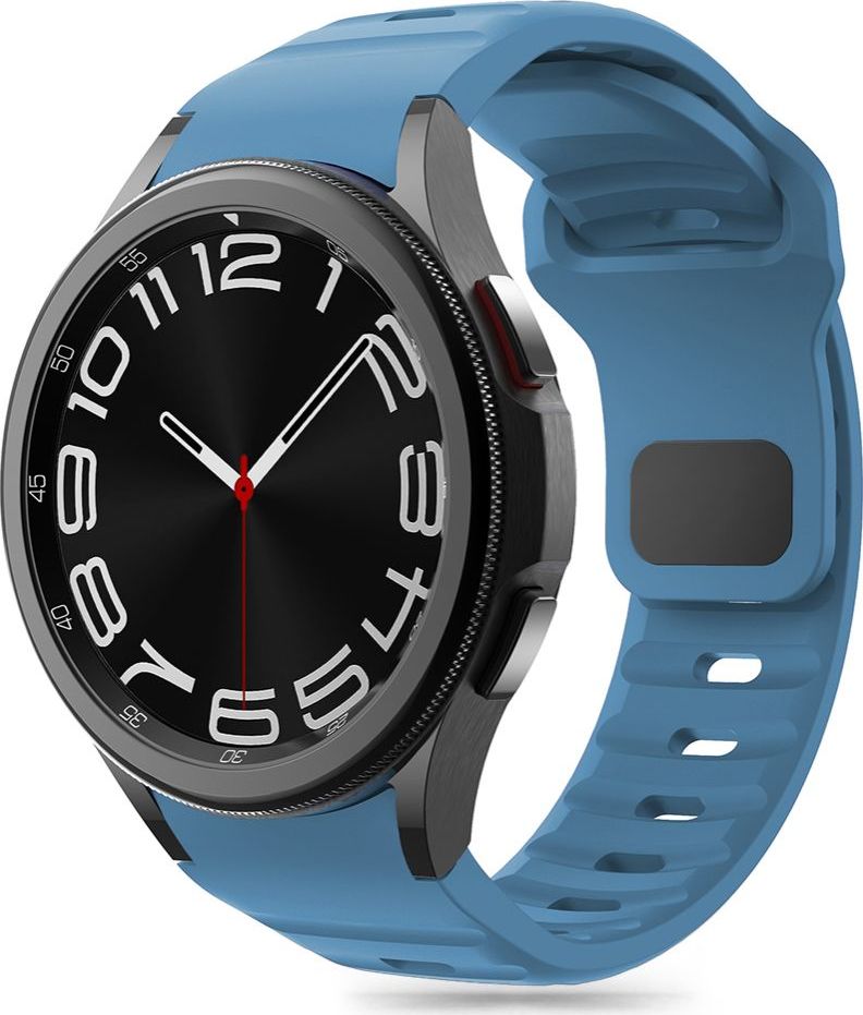 TECH-PROTECT ŘEMÍNEK SILICONE LINE SAMSUNG GALAXY WATCH 4 / 5 / 5 PRO / 6 / 7 / FE MONTEGO BLUE
