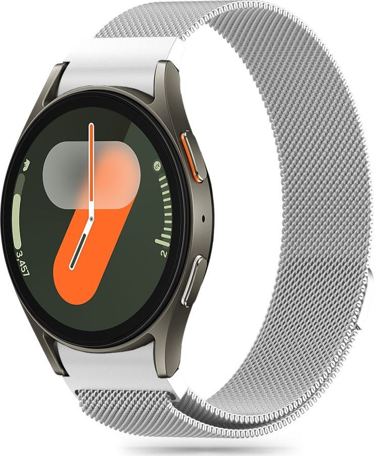 TECH-PROTECT ŘEMÍNEK MILANESEBAND SAMSUNG GALAXY WATCH 4 / 5 / 5 PRO / 6 / 7 / FE SILVER